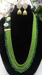 Long Green Kundan set!