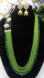 Long Green Kundan set!