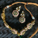 Floral kundan choker