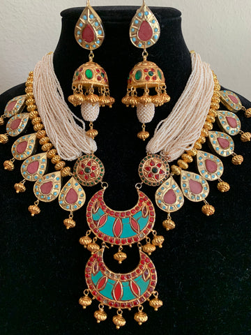 Rajasthani Antique Jadau Set