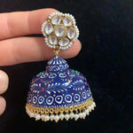 Rajasthani Jhumki Earrings(handcrafted)